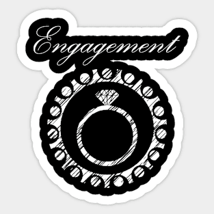 student engagement t-shirt Sticker